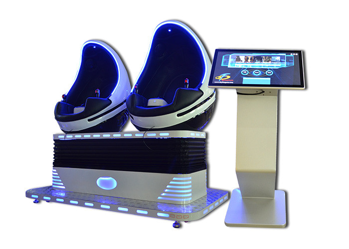 110V / 220V 2 Seats 9D VR Cinema With 22 Inch Touch Screen Player