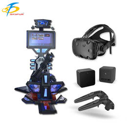 Black 9D VR Gatling Gun Simulator، HTC VIVE Machine Game Shooting Game