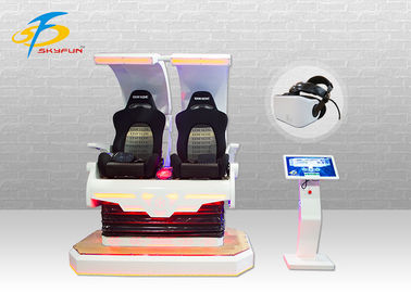 تجهیزات بازی 2 صندلی 4KW Pink Godzilla VR با 360 چرخش اثر