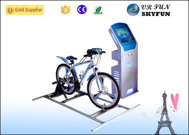 دوچرخه واقعیت مجازی 9 ورزش تفریحی با 42 صفحه لمسی اینچ / شبیه ساز دوچرخه سواری مجازی