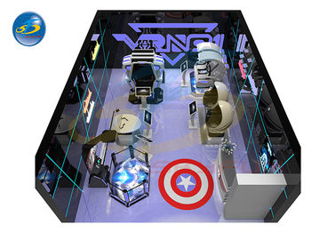 مرکز بازی واقعیت مجازی کسب و کار کوچک 9D VR شبیه ساز مرکز بازی اتاق
