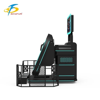 SKYFUN 360° Full-Rotation VR Motion Simulator Ride. یک صندلی واقعی مجازی غوطه ور با پلت فرم پویا، محتوای بازی AR/VR، هدست 4K، ردیابی حرکت، بازخورد خفشی و پشتیبانی از چند نفره
