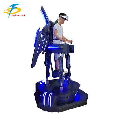 شبیه ساز پرواز VR تجربه پرواز 9D VR با ارتعاش بالا و پایین ، کنترل های تعاملی و جلوه های LED