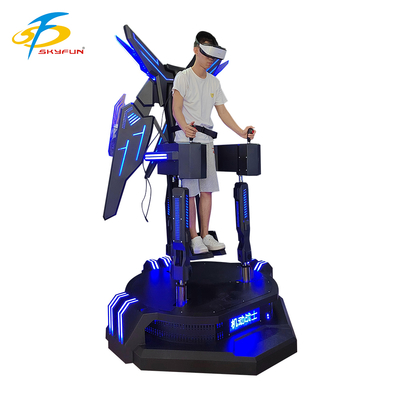 شبیه ساز پرواز VR تجربه پرواز 9D VR با ارتعاش بالا و پایین ، کنترل های تعاملی و جلوه های LED