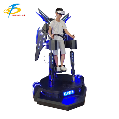 شبیه ساز پرواز VR تجربه پرواز 9D VR با ارتعاش بالا و پایین ، کنترل های تعاملی و جلوه های LED