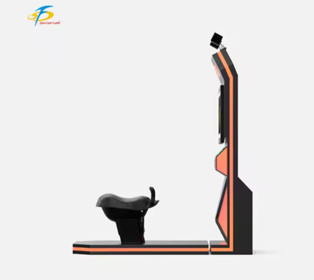 VR Riding Horse Simulator صندلی واقعی حرکت سوئیچ، هدفون وایرلس VR HTC Vive، مانیتور 32 اینچی