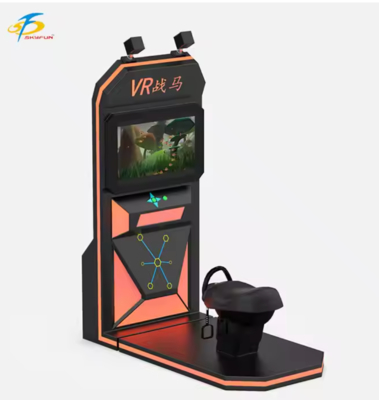 VR Riding Horse Simulator صندلی واقعی حرکت سوئیچ، هدفون وایرلس VR HTC Vive، مانیتور 32 اینچی