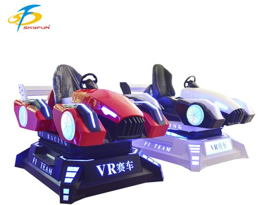 شبیه ساز ماشین سوپر ریسینگ VR تجربه رانندگی حرکتی 9D با چرخش 360 ° ، کنسول لمسی 22 اینچی ، فرمان لوجیتک و عینک Deepun VR