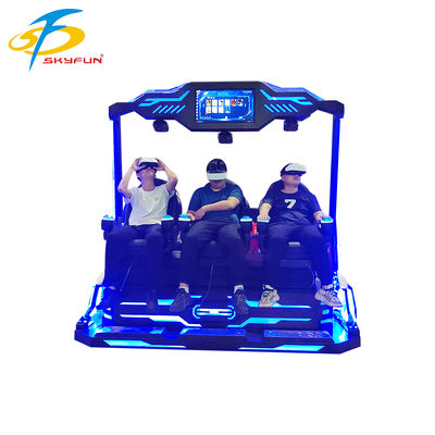 سینمای 9D VR سه نفره – تئاتر واقعیت مجازی چند نفره با بیش از 100 فیلم و 15 بازی تعاملی، عینک واقعیت مجازی دیپون