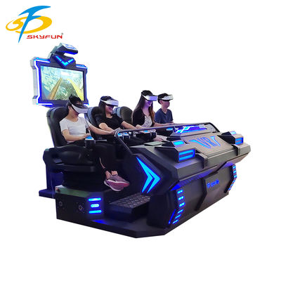 سینمای 4 صندلی 9D VR ️ تئاتر VR غوطه ور چند نفری با 100+ فیلم و 15 بازی تعاملی ، عینک های Deepoon VR