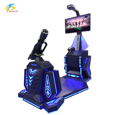 9D VR Gatling Shooting Simulator   HTC Vive VR Gun Game با صفحه نمایش LCD 42 اینچی، 5 بازی هیجان انگیز