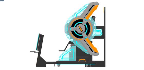 شبیه ساز سینمای واقعیت مجازی 4 نفره FUN Cinema | سواری حرکتی 9D VR چند نفره با صفحه نمایش بزرگ جلو، طراحی اتصال، عینک DPVR و جلوه های ویژه پویا - تولید کننده SKYFUN