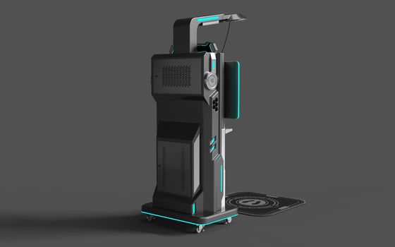 VR اشتراک گذاری شبیه ساز تیراندازی VR | خودکار با سکه، سیستم اندروید، سواری تیراندازی VR کم هزینه، عینک تفنگ Pico و مانیتور 32 اینچی - تولید کننده SKYFUN