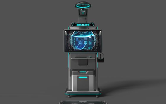 VR اشتراک گذاری شبیه ساز تیراندازی VR | خودکار با سکه، سیستم اندروید، سواری تیراندازی VR کم هزینه، عینک تفنگ Pico و مانیتور 32 اینچی - تولید کننده SKYFUN