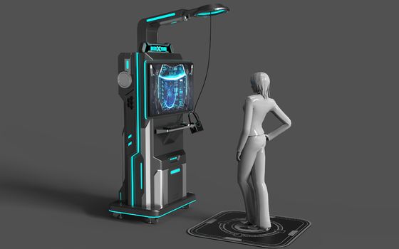 VR اشتراک گذاری شبیه ساز تیراندازی VR | خودکار با سکه، سیستم اندروید، سواری تیراندازی VR کم هزینه، عینک تفنگ Pico و مانیتور 32 اینچی - تولید کننده SKYFUN