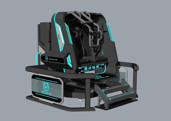 شبیه ساز واقعیت مجازی ستاره چرخان سرگرم کننده 2 نفره | چرخش 360 درجه نامحدود، طراحی جمع و جور، 20 بازی با جلوه های ویژه، عینک DPVR E3S و مانیتور 32 اینچی - تولید کننده SKYFUN