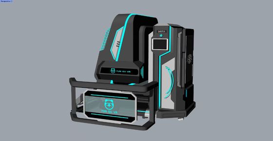 شبیه ساز واقعیت مجازی ستاره چرخان سرگرم کننده 2 نفره | چرخش 360 درجه نامحدود، طراحی جمع و جور، 20 بازی با جلوه های ویژه، عینک DPVR E3S و مانیتور 32 اینچی - تولید کننده SKYFUN