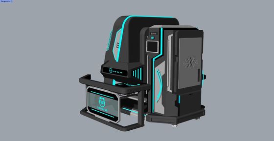 شبیه ساز واقعیت مجازی ستاره چرخان سرگرم کننده 2 نفره | چرخش 360 درجه نامحدود، طراحی جمع و جور، 20 بازی با جلوه های ویژه، عینک DPVR E3S و مانیتور 32 اینچی - تولید کننده SKYFUN