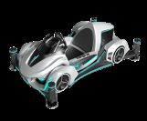 FUN 4 DOF سیمولاتور ماشین مسابقه. حرکت 4 محور، LCD منحنی فوق العاده بزرگ، فرمان Logitech G29, 5 بازی، مانیتور 42 اینچی