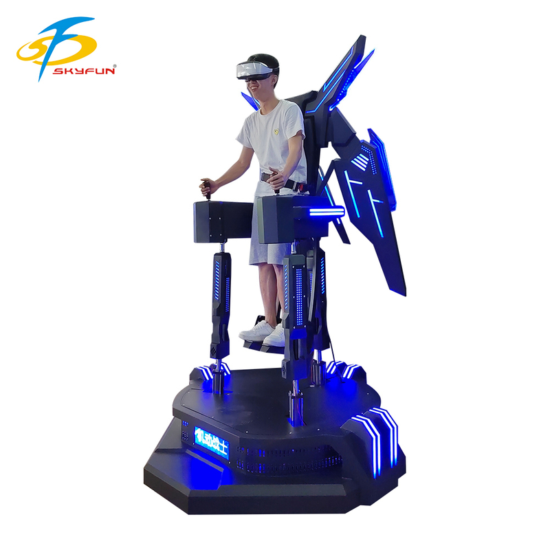 شبیه ساز پرواز VR تجربه پرواز 9D VR با ارتعاش بالا و پایین ، کنترل های تعاملی و جلوه های LED