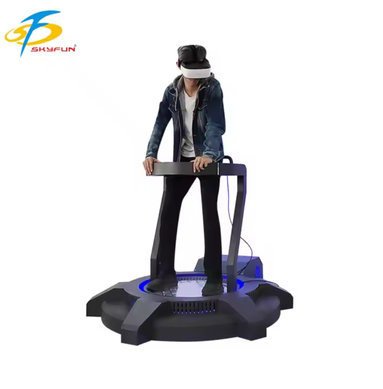 دستگاه لرزاننده VR – شبیه‌ساز VR جمع و جور با پلتفرم لرزشی، صفحه لمسی 22 اینچی، بیش از 100 ویدیوی VR