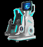 ستاره چرخش سرگرم کننده یک صندلی 360 درجه شبیه ساز VR. گردش نامحدود، طراحی فشرده، 20 بازی با جلوه های ویژه، عینک DPVR E3S و مانیتور 32 اینچی