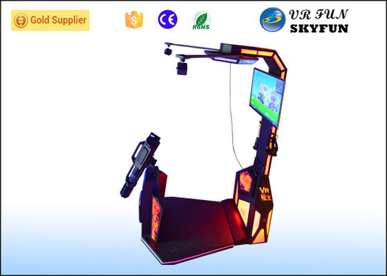 شبیه ساز واقعیت مجازی آبی 9D ماشین نشیمن نشسته ماشین بازی با سنسورهای HTC Vive