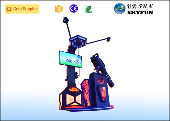 شبیه ساز تک تیرانداز تک بازیکن VR نشسته نوع 3D Video VR Fighting Game / VR Gatling