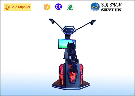 شبیه ساز تیراندازی تفنگ ذهنی 9D VR شبیه ساز تیراندازی در مرکز بازی با چراغهای آبی