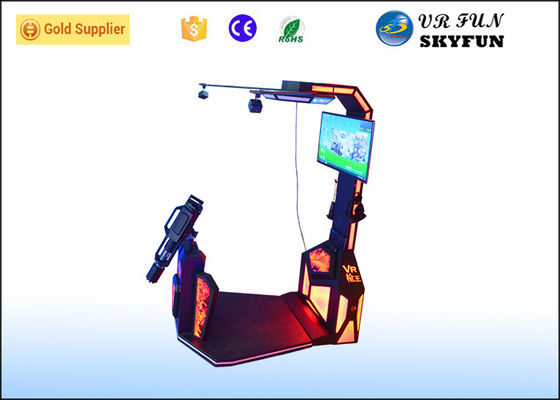 سیاه / قرمز HTC Vive پرواز شبیه ساز پرواز ، تفنگ تیراندازی شبیه ساز بازی مجازی