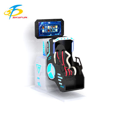 شبیه ساز 360 VR تک نفره با صندلی چرخش 360 درجه، هدست Deepoon VR، صفحه نمایش 42 اینچی، 20 فیلم VR و بازی های تعاملی