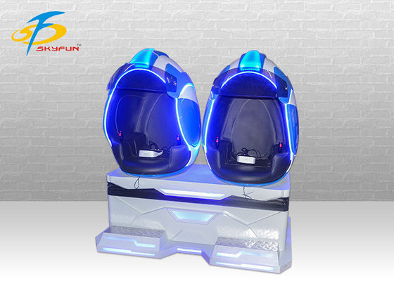 جذاب VR Egg صندلی / دو بازیکن VR Egg Cinema با محتوای متنوعی